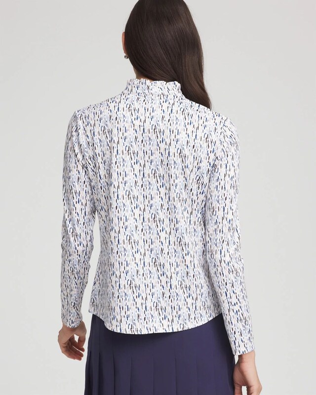 Zenergy UPF Rice Ruffle Top - image 3